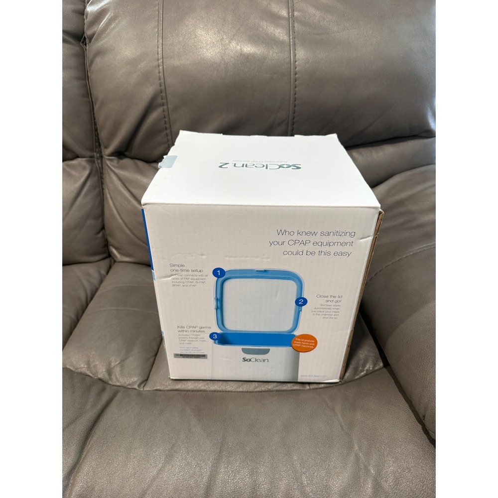 SoClean 2 Automated CPAP Sanitizer Machine SC1200 White Blue